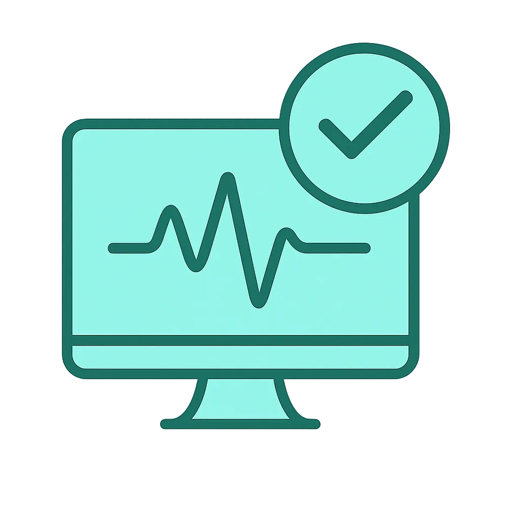 Illustration of AI Stem Splitter with clean waveform and quality badge